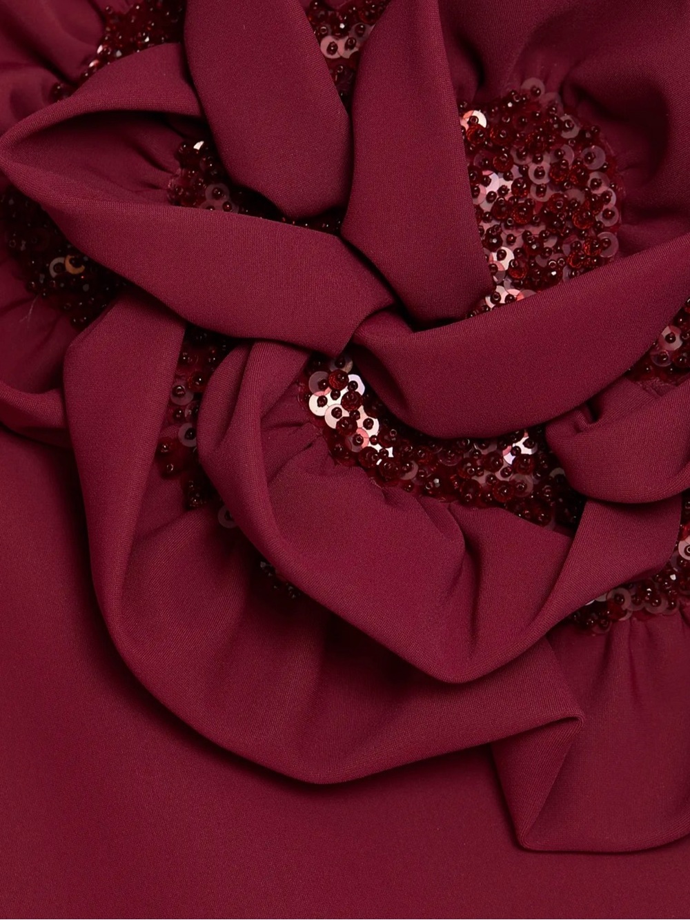 NWT-Chiara Boni La Petite Robe- Burgundy size 8 - Picture 4 of 4
